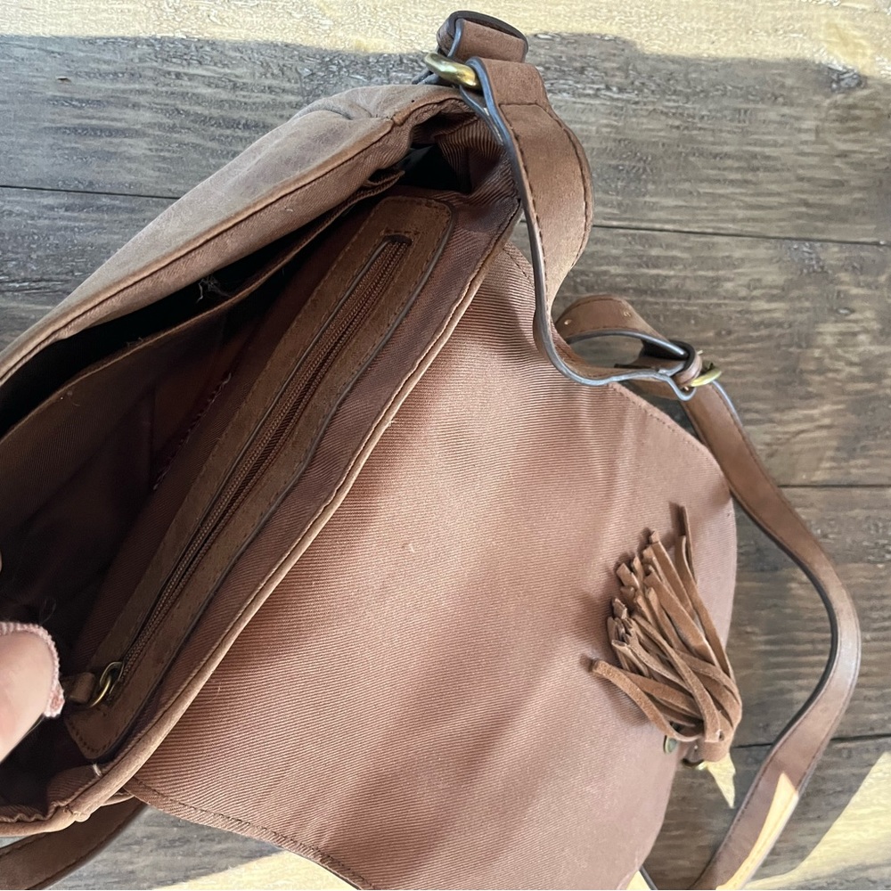 Merona patch brown purse - Picture 6 of 9